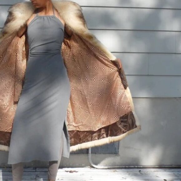 Fox + Muskrat + Mink Fur Coat - Picture 10 of 10